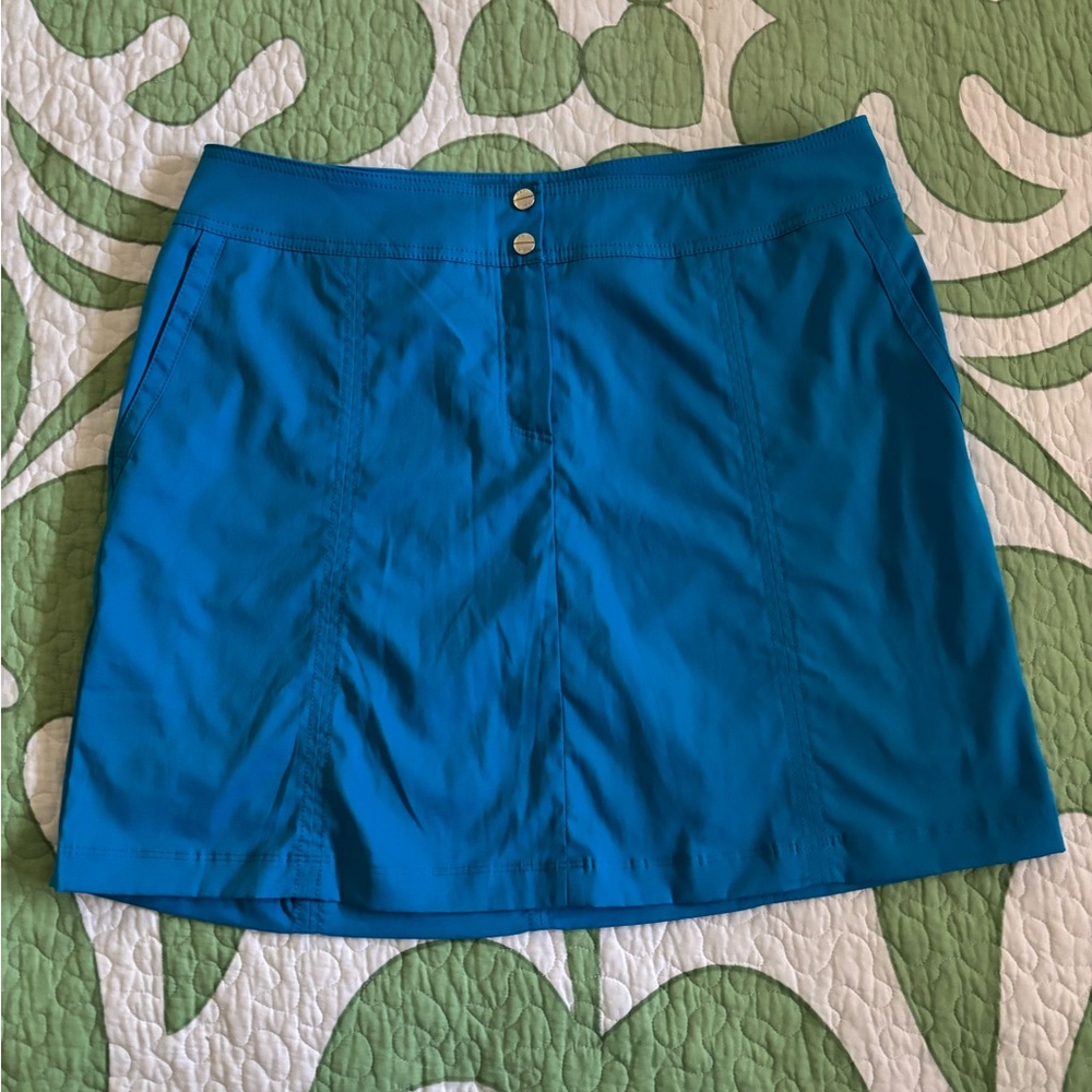 Tail Women's Vibrant Blue Skort Golf Sz 10 Length 18”